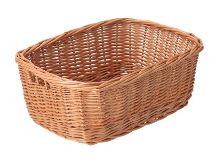 Pletena ladica prirodna 32x24x14 cm