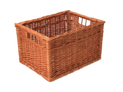 Pletena ladica prirodna 40x30x23 cm