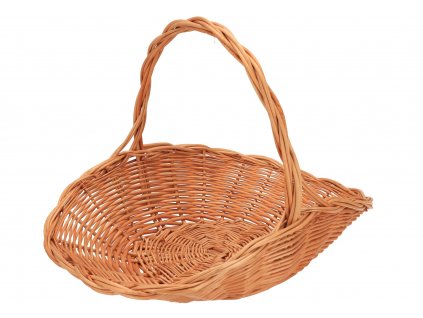 Pletena poklon košara ovalna prirodna
