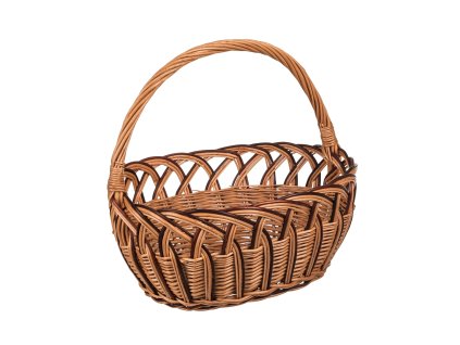 Pletena poklon košara ukrasna