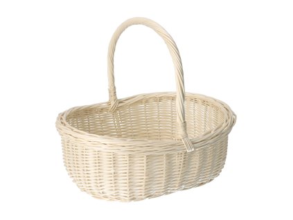 Pletena košara bijela