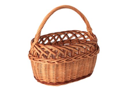 Pletena košara za nabavku ukrasna