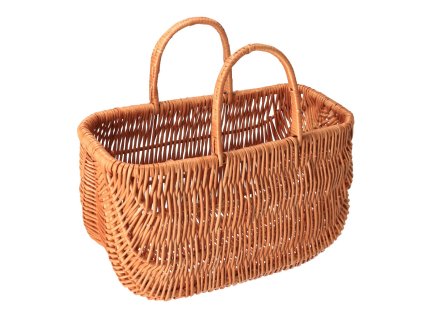 Pletena košara za nabavku prirodna