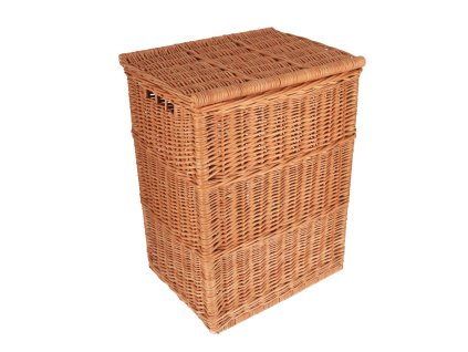 Pletena košara za rublje prirodna