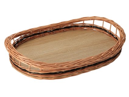 Pleteni ovalni poslužavnik