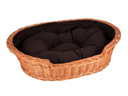 Pleteni krevet za psa s jastukom - srednji