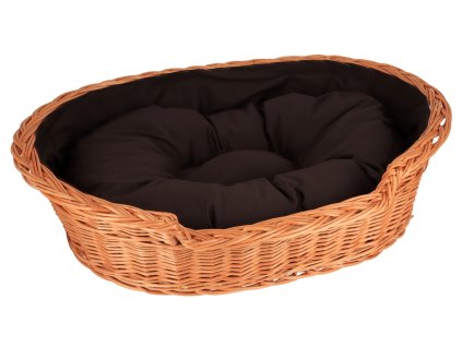 Pleteni krevet za psa s jastukom - veliki