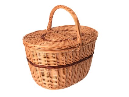 Pletena košara za piknik