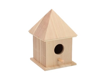 Kućica za ptice - 10,4 x 10,4 x 15,5 cm