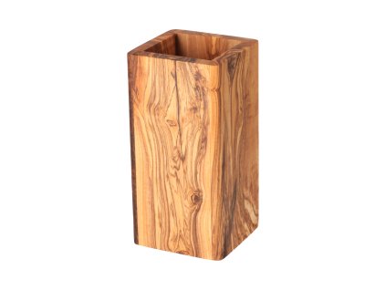 Stalak za pribor za jelo od maslinovog drveta