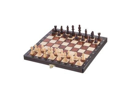 Srednji magnetni drveni šah