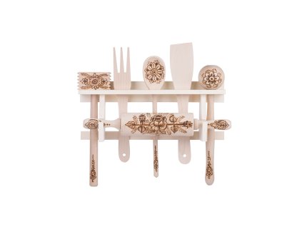 Kuhinjski pribor set ukrašeni