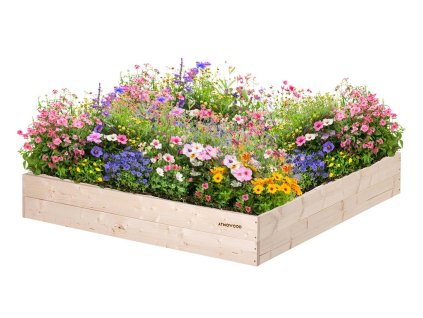 Drvena podignuta gredica 120 x 120 x 20 cm