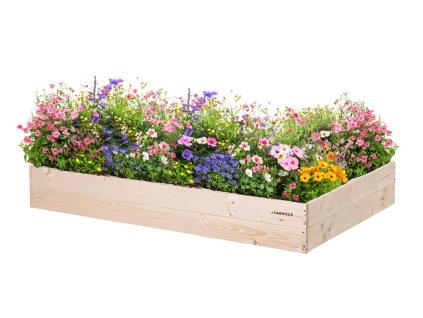 Drvena podignuta gredica 140 x 80 x 20 cm