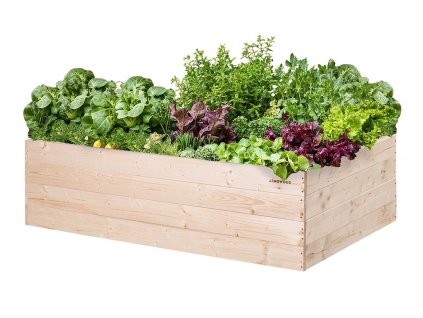 Drvena podignuta gredica 140 x 80 x 40 cm