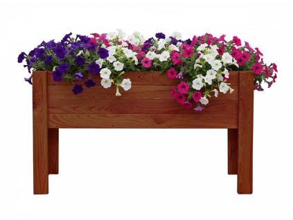 Izdignuti drveni sanduk 120 cm - tik