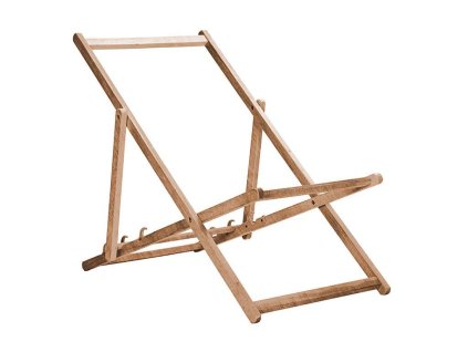 Drvena vrtna ležaljka bajcana - konstrukcija