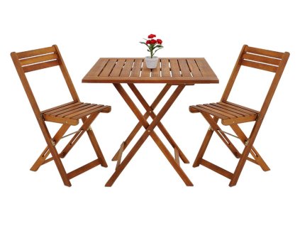 Balkonski set od akacijevog drveta