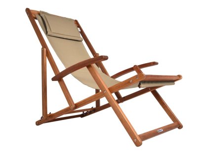 Vrtna ležaljka od akacijevog drva - bež