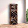 8964 6 borovicovy stojan na vino i 50 x 50 x 25 cm