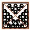 8964 8 borovicovy stojan na vino i 50 x 50 x 25 cm