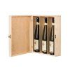 2523 4 drevena krabicka na 3 vina xii