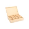 Drvena kutija za čaj (12 odjeljaka)