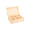 Drvena kutija za čaj (6 odjeljaka)