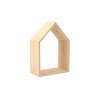 Drvena polica kućica otvorena - mala