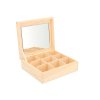 Drvena kutija za nakit V (9 odjeljaka)