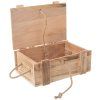 9564 3 drevena truhla s provazkem 30 x 21 x 12 cm