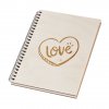 Drveni blok A5 - ljubav