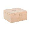 2877 3 dreveny box na svatebni prani na klic
