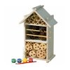 Drveni hotel za kukce za ukrašavanje 16 x 9,5 x 28 cm