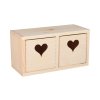 Drveni organizator sa srcima