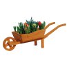 Drvena vrtna kolica za cvijeće 107 x 29 x 30 cm