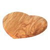 Daska za rezanje u obliku srca od maslinovog drveta