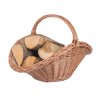 Pletena košara za drva prirodna