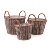 Set od 3 košare za cvijeće