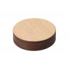 Set od 6 okruglih podmetača od hrasta