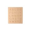 Drveni predložak za vezenje - abeceda