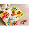 drevene vkladaci puzzle zvirata na farme