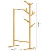 58672 1 bambusovy stojan na obleceni 163 x 66 x 40 cm