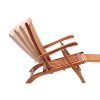 Sklopiva ležaljka od akacijevog drveta