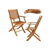 Drvene sklopive stolice - 2 komada