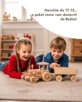 ⏰ Božićno odbrojavanje je započelo! ✔️ Naručite do 17. 12. 2025. do 12:00 i mi ćemo se pobrinuti da pokloni budu ispod...